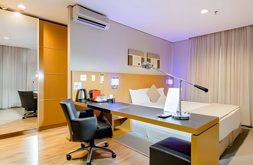 Osasco Hotel | Apartment with 1 parking space near Alphaville, Unit 1302