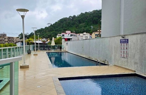 Praia Grande Apartment | Apartment with full leisure facilities, air conditioning in the rooms and Wi-Fi