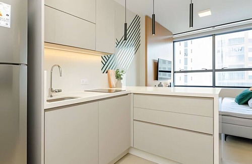 Matriz Apartment | Apto 1 quarto no Elysia Batel com piscina coberta, academia e vista urbana