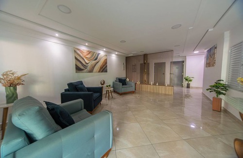 Vila Assuncao Apartment | Apto com Varanda e Garagem 300m | Praia Vila Tupi