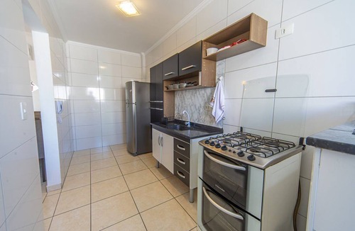 Vila Assuncao Apartment | Apto com Varanda e Garagem 300m | Praia Vila Tupi