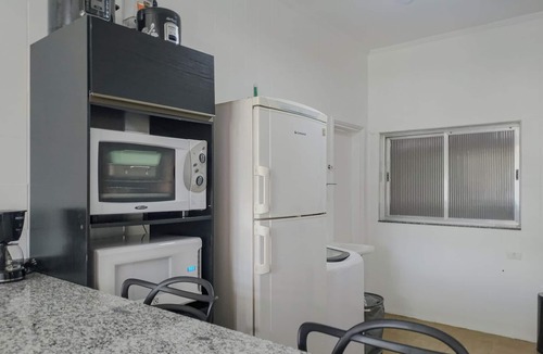 Embare Apartment | Apto completo no Embaré: Beira Mar Ar Garagem