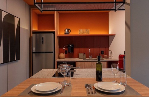 Centro Apartment | Apto Luxo com varanda 53m² - Completo e aconchegante