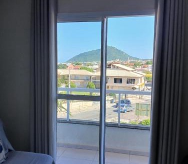 Santinho Apartment | Apto Moderno na Praia - Sacada Vista Panorâmica