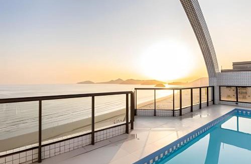 Boqueirao Apartment | ARK Houses - Flat Moderno Vista-Mar - Piscina na Cobertura