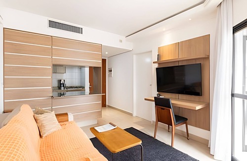 Boqueirao Apartment | ARK Houses - Flat Standard Vista-Mar c/Piscina na Cobertura