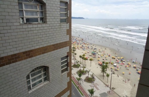 Vila Assuncao Apartment | Beachfront apartment with 1 bedroom in Praia Grande - SP