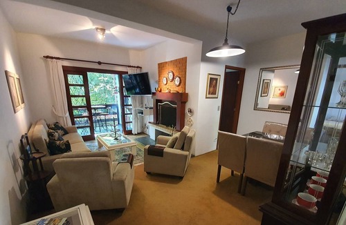 Campos do Jordao Apartment | Beautiful Apartment in Capivari Center 100m BADEN point-Gated Community
