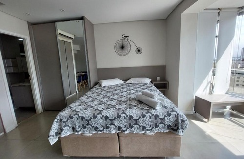 Pompeia Apartment | Book Santos Unlimited 1710 - Varanda Integrada Vista Mar