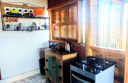 Cambara do Sul Cabin | By the stream, a tranquil cabin nestled in the heart of nature.