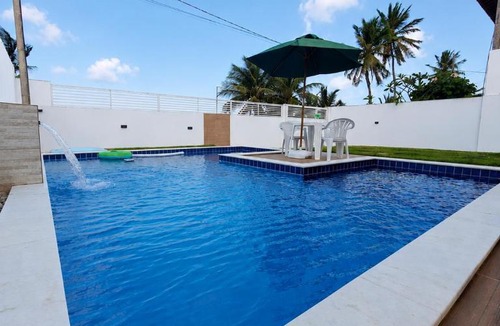 Pitimbu House | Casa Beira-Mar com Piscina e 4 Suítes - Pitimbu