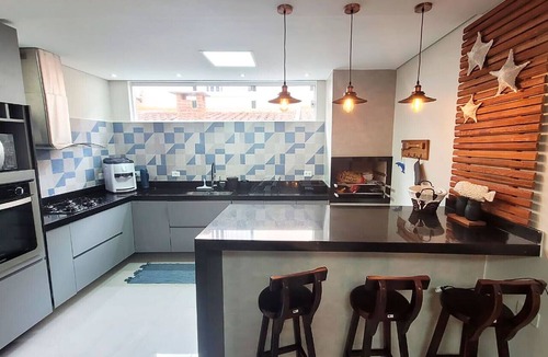 Juquehy House | Casa com churrasq a 750m da Praia de Juquehy/SP