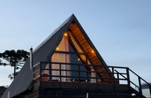 Bom Jardim da Serra Cabin | Chalé A-Frame da Fazenda