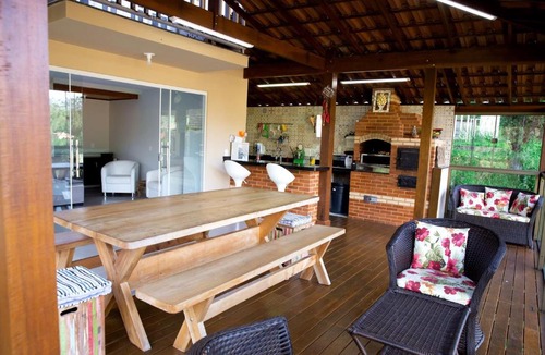 Vitor Hugo Ski Chalet | Chalé com Churrasqueira no Hotel Fazenda China Park