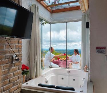 Serra de Sao Bento Ski Chalet | Chalé Formoso - Chalé Romântico com Hidromassagem
