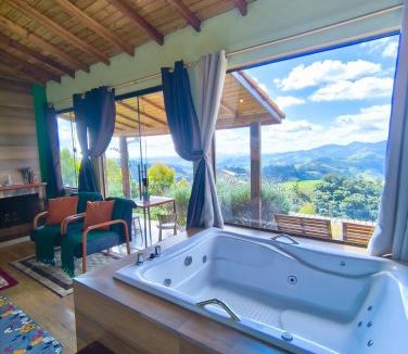 Costas Ski Chalet | Chalé horizonte azul