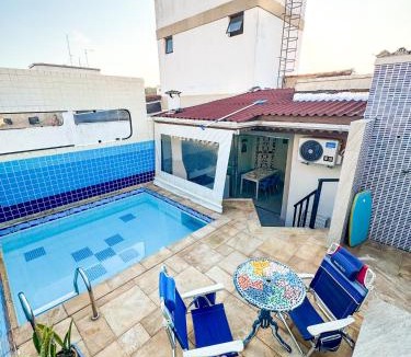Asturias Apartment | Cobertura 51 de 3 quartos com piscina e churrasqueira privativa