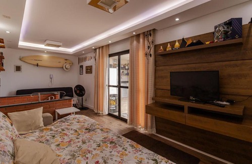 Maracana Apartment | Cobertura com Churrasqueira Vaga e Vista do Mar