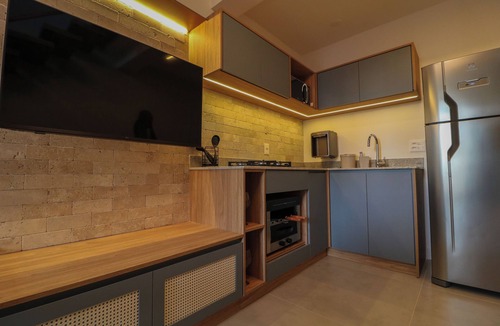 Lagoa Pequena Apartment | Complete Loft - New Campeche. Swimming pool, gym, laundry facilities, and close to the beach.