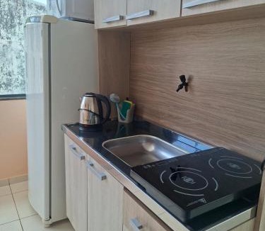 Ametista do Sul Apartment | Conforto no Centro, Apto completo e climatizado
