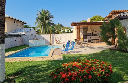 Barra do Jacuipe House | Cozy and Complete House - 3 suites, pool, gazebo, backyard, 150m from the beach.
