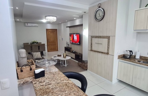 Capao da Canoa Apartment | Excellent Luxury Apartment with Large Balcony, Building with Pool and Gym, 100m from the Sea