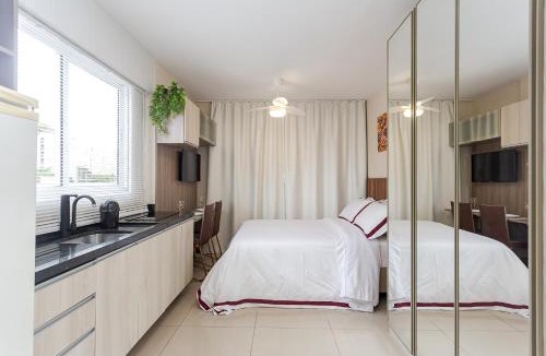 Portao Apartment | Executivo próximo ao Shopping Palladium e Cidade Industrial - CITY STÚDIO