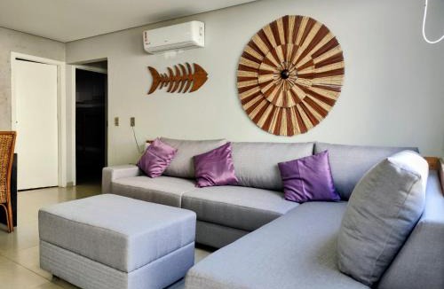 Tombo House | F1- Apto Beira Mar - 2 Suítes e sala c/ar cond 1 Garagem (Em 6X)