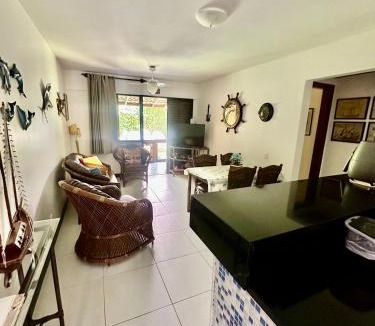 Jenipabu Apartment | Flat 4 Quartos Térreo Pé na Areia, Piscina e Mar, Summer House Genipabu, Guarajuba