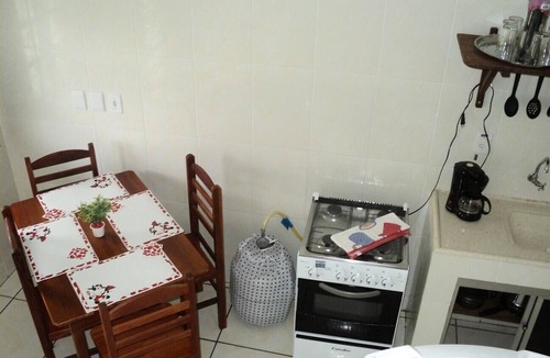 Jabaquara Apartment | FLAT CAPPIO 1 - Oceanfront, with air conditioning, TVs, fans, WIFI, etc.