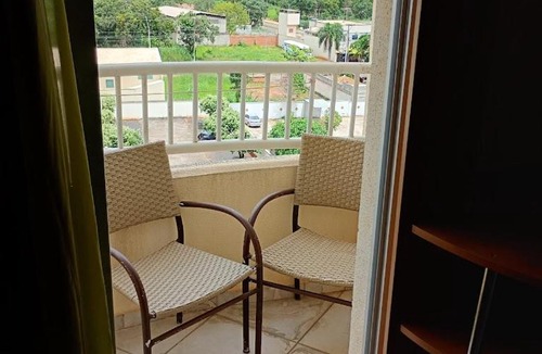 J Jeriquara Apartment | Flat com varanda no Thermas Place