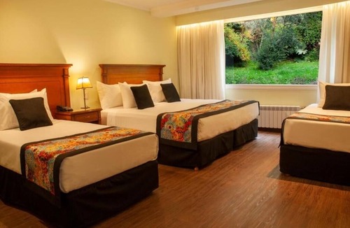 San Carlos de Bariloche Hotel | Four Garden-View Quads + Free Breakfast | 19-min Walk Chocolate Museum