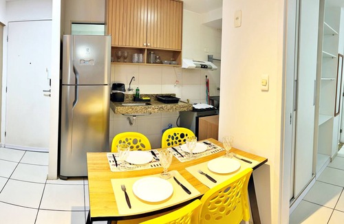 Pajucara Apartment | GL604 | 1-bedroom apartment and living room, 1 block from Pajuçara beachfront, craft market.