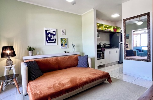 Arroio Teixeira Apartment | Home office with pool and barbecue in Capão Novo - RS