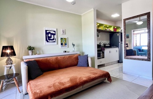 Arroio Teixeira Apartment | Home office with pool and barbecue in Capão Novo - RS