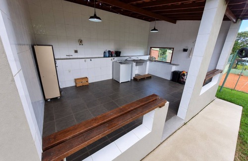 Embu-Guacu House | House on the Guarapiranga Reservoir | Swimming pool, tennis court and complete leisure facilities