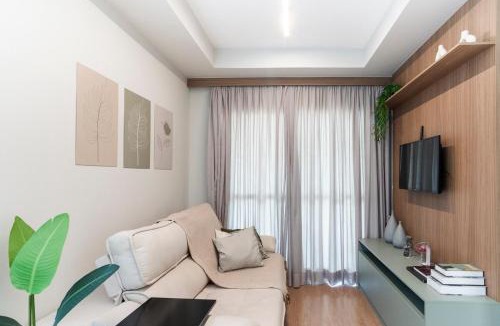 Gleba Fazenda Palhano Apartment | JH1001 Plot, balcony, air conditioning, pool, gym and leisure area