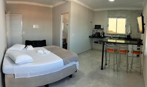 Sorocaba Apartment | Kitnet Moderna com Ar, Garagem e Wi-Fi Rápido