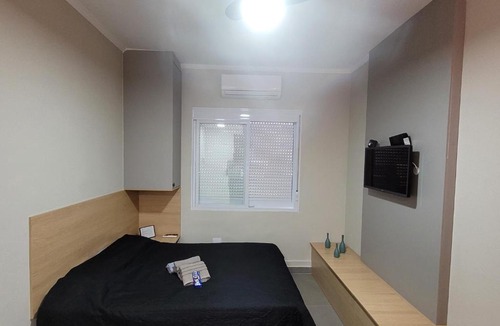 Ponta da Praia Apartment | Kitnet Ponta da Praia, Santos