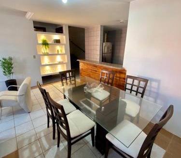 Porto das Dunas House | Linda casa Porto das Dunas: 4 suítes, churrasqueira e piscina