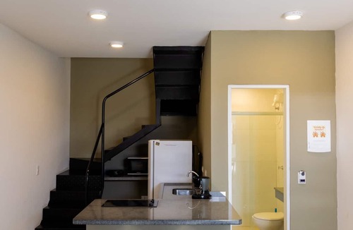 Jardim Itagua Apartment | Loft a 650m do Projeto Tamar | Wi-Fi e Smart Lock