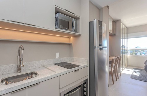 Passo da Areia Apartment | Loft Moderno Cyrela Connect por do sol Guaiba