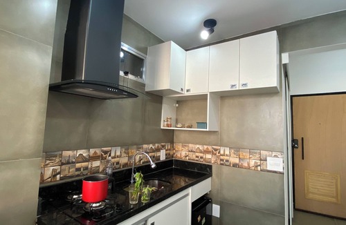 Gloria Apartment | Loft with views of Lapa-Glória bay, subway, and Santos Dumont airport.