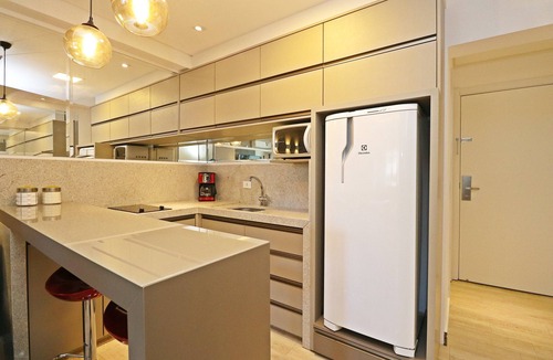 Matriz Apartment | ❤️⭐ Luxurious Apartment in Batel, Across from the Shopping Mall. Curitiba - Swimming pool, sauna and gym ✅