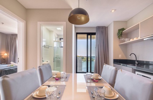Centro Condo | MHF II Apts Variados em Prédio com Vista para o Mar em Itapema