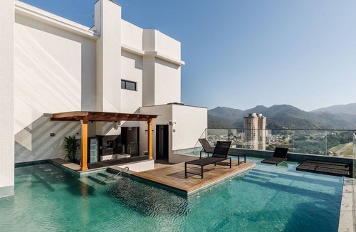 Centro Apartment | MHFA Studios em Prédio Luxuoso Vista Mar