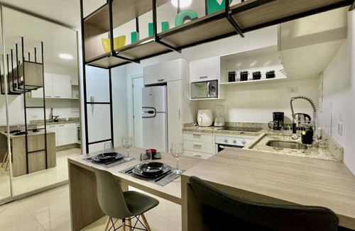 Matriz Apartment | Moderníssimo Studio no Lifespace Curitiba, batel.
