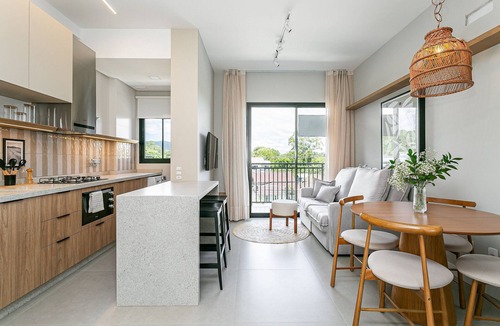 Cachoeira do Bom Jesus Apartment | Modern Apartment | Rooftop with Pool #CHA16