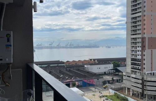 Santo Cristo Apartment | Modern studio apartment with ocean view, pool, and leisure facilities.