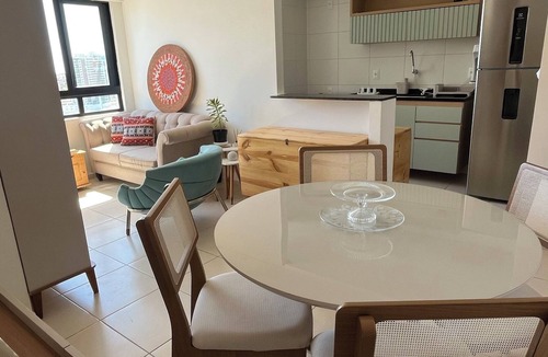 Jacarecica Apartment | Ocean View on the 20th Floor | Rooftop with Jacuzzi | 1 Block from the Beach |
